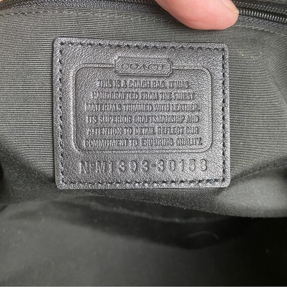 Coach Black Brocade Signature C Bleeker Preston Satchel - Picture 7 of 13